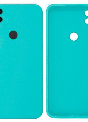 Чохол silicone case camera protective для xiaomi redmi 9c (02) бірюза sea blue