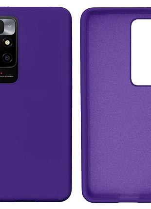 Чохол silicone case camera protective для xiaomi redmi 10 (07) фіолетовий ultraviolet