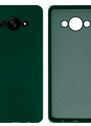 Чохол силіконовий full camera protective для xiaomi redmi a3 (22) dark green темно-зелений