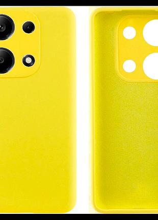 Чохол silicone case camera protective для xiaomi redmi note 13 pro 4g (20) жовтий yellow