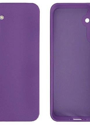Чохол silicone case camera protective для samsung a05s (14) фіолетовий purple