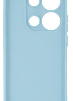 Чехол silicone case camera protective для xiaomi redmi note 13 pro 4g (11) голубой lilac cream 3