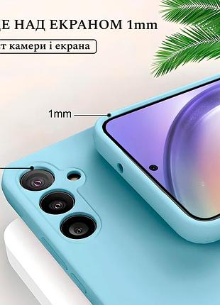 Чехол silicone case camera protective для xiaomi redmi note 13 pro 4g (11) голубой lilac cream 5