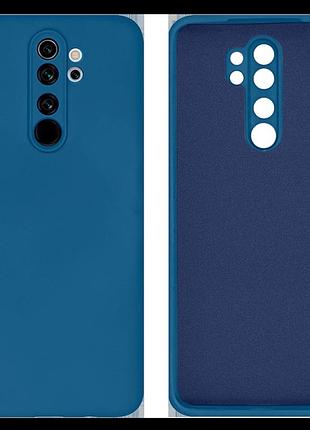 Чохол silicone case camera protective для xiaomi redmi note 8 pro (16) синій blue
