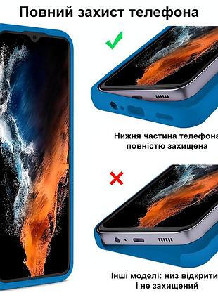 Чехол silicone case camera protective для xiaomi redmi note 8 pro (16) синий blue 4