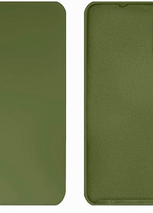 Чохол silicone case camera protective для samsung a750 (25) хакі зелений khaki
