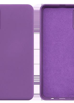 Чохол силіконовий full camera protective для samsung a50 (14) purple фіолетовий