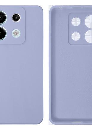 Чохол силіконовий full camera protective для xiaomi redmi note 13 pro 5g/poco x6 (13) lilac бузковий