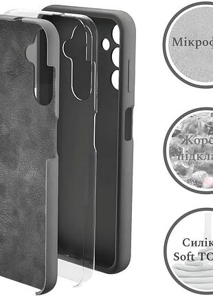 Чехол silicone case camera protective для xiaomi redmi note 13 pro 4g (05) темно серый dark grey 5