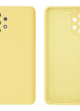 Чохол silicone case camera protective для samsung a33 (20) жовтий yellow