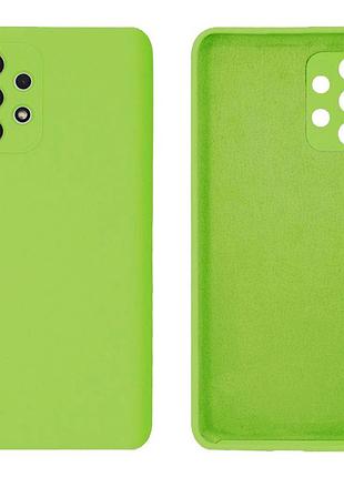 Чехол silicone case camera protective для samsung a13 4g (27) ярко зеленый neon green