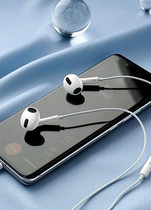 Наушники type-c с микрофоном veron vh7c для музыки и звонков с низкими частотами качественный звук