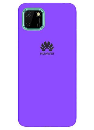 Чехол silicone case premium для huawei y5p 2020 ultraviolet (07) фиолетовый