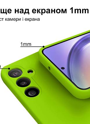 Чехол silicone case camera protective для xiaomi redmi note 10 pro (27) ярко зеленый neon green 6