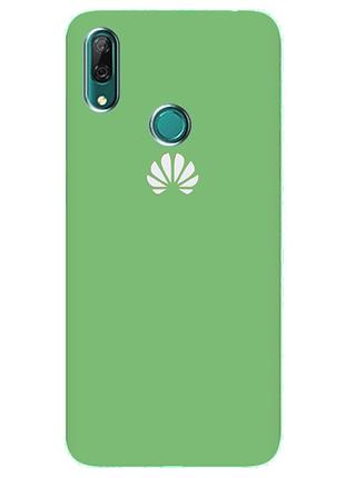 Чехол silicone case premium для huawei p smart 2019 mint (19) мятный