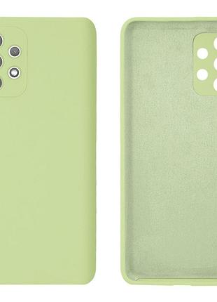 Чохол silicone case camera protective для samsung a32 4g (19) м'ятний mint