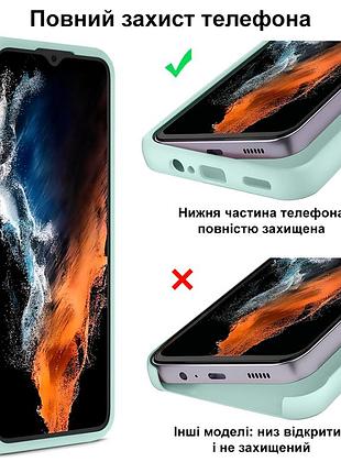 Чехол silicone case camera protective для xiaomi redmi note 10 pro (02) бирюза sea blue 4