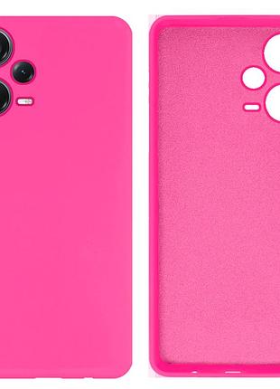 Чохол силіконовий full camera protective для xiaomi redmi note 12 5g (21) shiny pink яскраво-рожевий