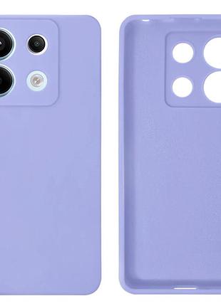 Чехол silicone case camera protective для xiaomi redmi note 13 4g (13) лиловый lilac