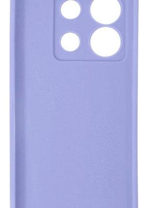 Чехол silicone case camera protective для xiaomi redmi note 13 4g (13) лиловый lilac 3
