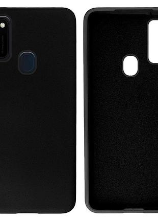 Чехол silicone case camera protective для samsung m30s/m21 (03) черный black