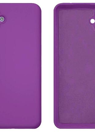 Чохол silicone case camera protective для samsung a05 (14) фіолетовий purple