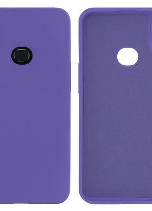 Чехол silicone case camera protective для samsung a10s (07) фиолетовый ultraviolet