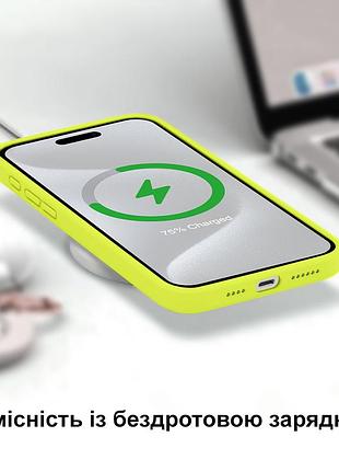 Чохол silicone case camera protective для xiaomi redmi note 9 pro (27) яскраво зелений neon green 8