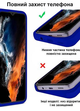Чехол silicone case camera protective для xiaomi redmi note 9 pro (26) ярко синий neon blue 4
