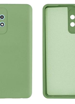 Чехол silicone case camera protective для samsung a72 (19) мятный mint