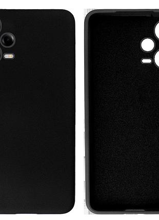 Чехол силиконовый full camera protective для xiaomi redmi note 12 pro + 5g (3) black чёрный