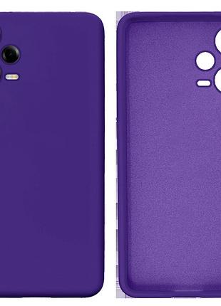 Чехол силиконовый full camera protective для xiaomi redmi note 12 pro 5g (7) ultraviolet ультрафиолетовый