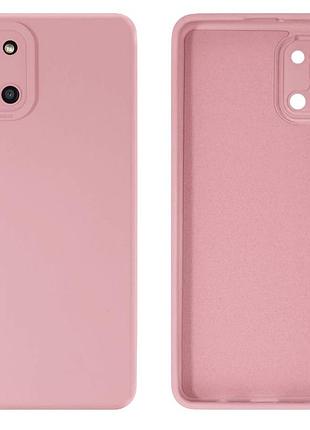 Чехол silicone case camera protective для samsung a31 (18) пудра pink sand