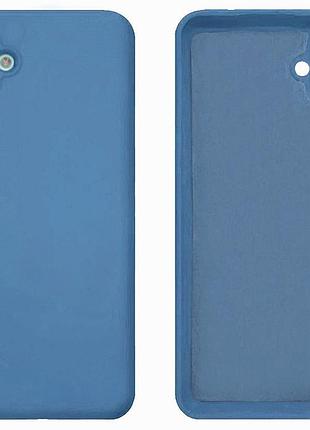 Чехол silicone case camera protective для samsung a05 (10) cиний azure