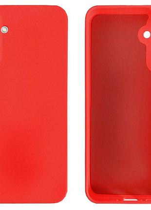 Чехол silicone case camera protective для samsung a25 (01) красный red
