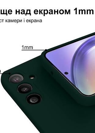 Чехол silicone case camera protective для xiaomi redmi note 9 pro (22) темно зеленый forest green 6