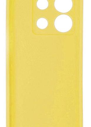 Чехол silicone case camera protective для xiaomi redmi note 13 4g (20) желтый yellow 3