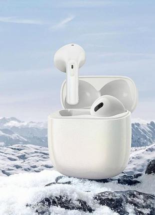 Bluetooth гарнитура tws baseus storm 3 ngtw1401 белая для смартфонов с шумоподавлением и длительным временем работы
