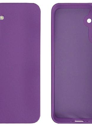 Чехол silicone case camera protective для samsung a34 (14) фиолетовый purple