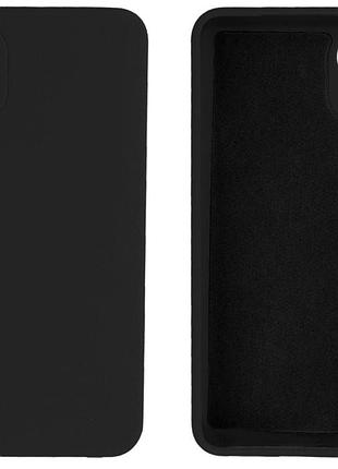 Чохол silicone case camera protective для samsung a03 (03) чорний black