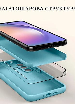 Чехол silicone case camera protective для xiaomi redmi note 12 pro 5g (26) ярко синий neon blue 7