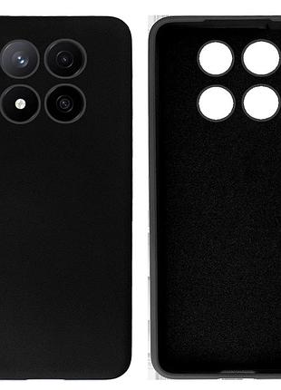 Чехол силиконовый full camera protective для xiaomi redmi note 14 pro + (3) black чёрный