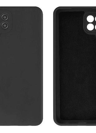 Чехол silicone case camera protective для samsung a22 4g (05) темно серый dark grey