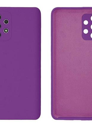 Чохол silicone case camera protective для samsung a23 (14) фіолетовий purple