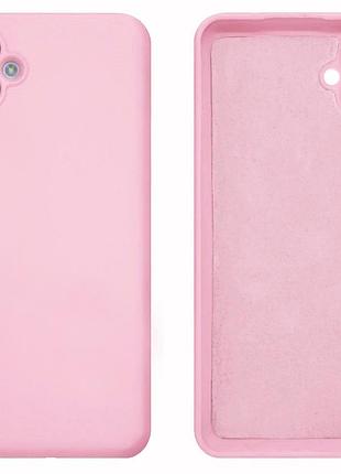 Чехол silicone case camera protective для samsung a05 (17) розовый light pink
