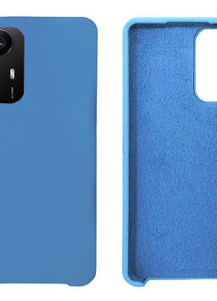 Чехол silicone case camera protective для xiaomi redmi note 12s (16) синий blue
