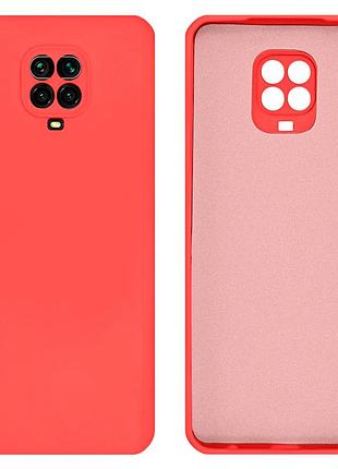 Чохол silicone case camera protective для xiaomi redmi note 9 pro (12) кораловий coral