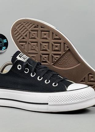 Converse all star chuck taylor platform кеди кросівки кеды кроссовки скейт шузы обувь взуття черевики для города класичні повсякденне конверс 173