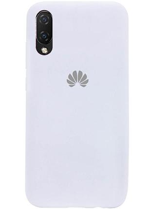 Чохол silicone case premium для honor 9x/psmart pro white (09) білий