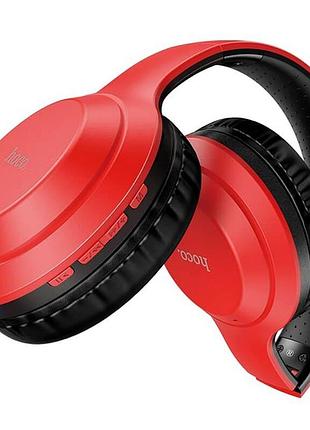 Беспроводные наушники hoco w30 fun move red с микрофоном для музыки и разговоров с отличным звучанием